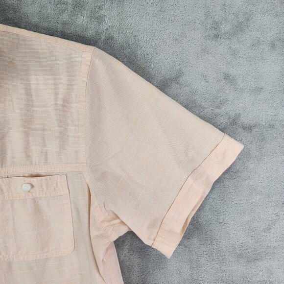 Men's Izod Saltwater Relaxed Classics Shirt Short Sleeve Button-Down Size XL - Picture 4 of 14